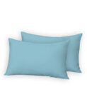 Plain DuckEgg 2x Pillowcases - Polycotton