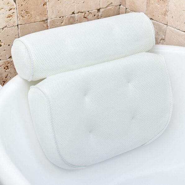 GOWINSEE Soft Bathtub Pillow, Bath Pillows for Tub, Tub Pillow for Bathtub Support Neck